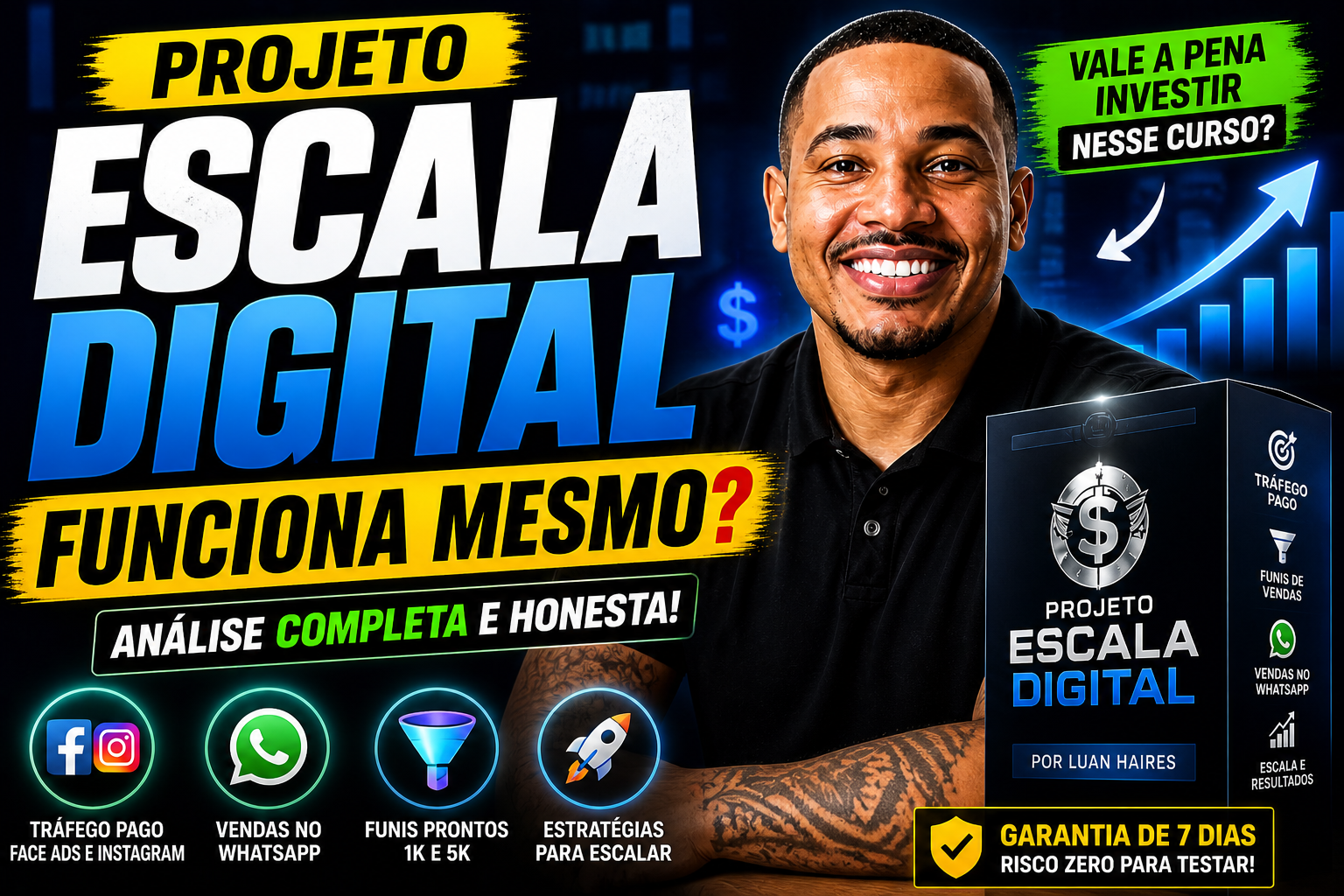 Infográfico detalhando se o treinamento Projeto Escala Digital funciona na prática.